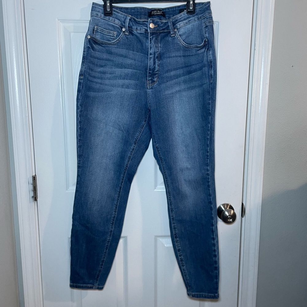 Judy Blue Skinny Jeans Size 14W High Rise Stretch Denim Flattering Fit